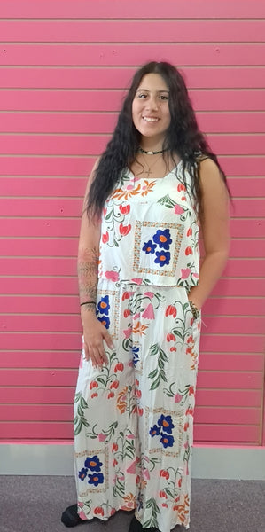 2pc floral pant set