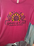 Uptown Girl Pink tee