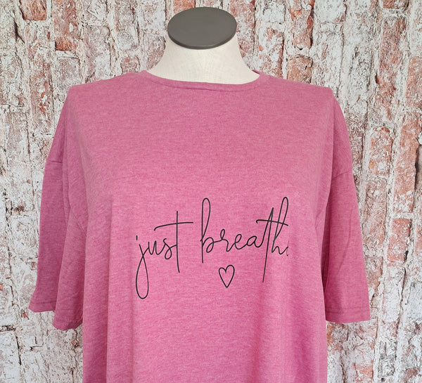 Just Breathe Pink