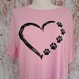 BLACK DOG PRINT TEE