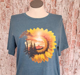 Sunflower W/Tree Graphic Tee