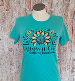 Uptown Girl Teal Tee