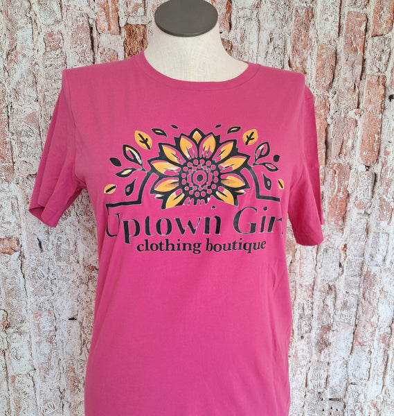 Uptown Girl Pink tee