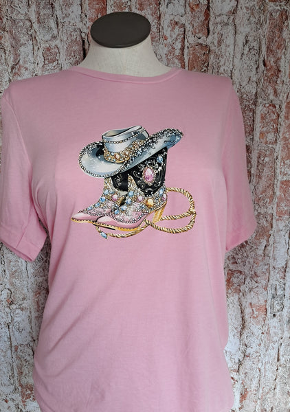 Cowboy Boots/Hat Tee