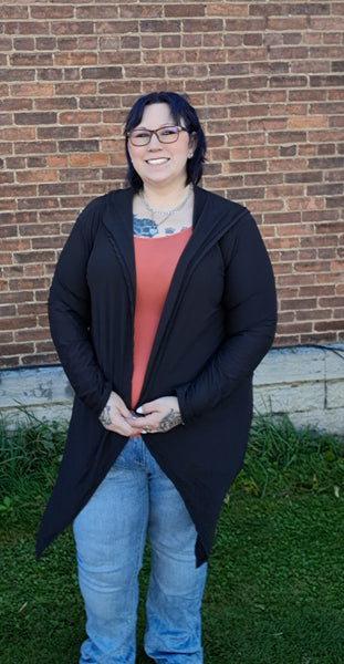 CINDY HOODED CARDIGAN