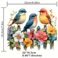 WHIMSICAL BIRD TRANSFER