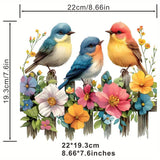 WHIMSICAL BIRD TRANSFER