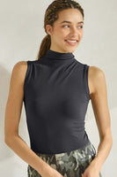 Final Sale- MOCK NECK CONFINDENCE TOP