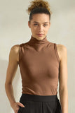 Final Sale- MOCK NECK CONFINDENCE TOP