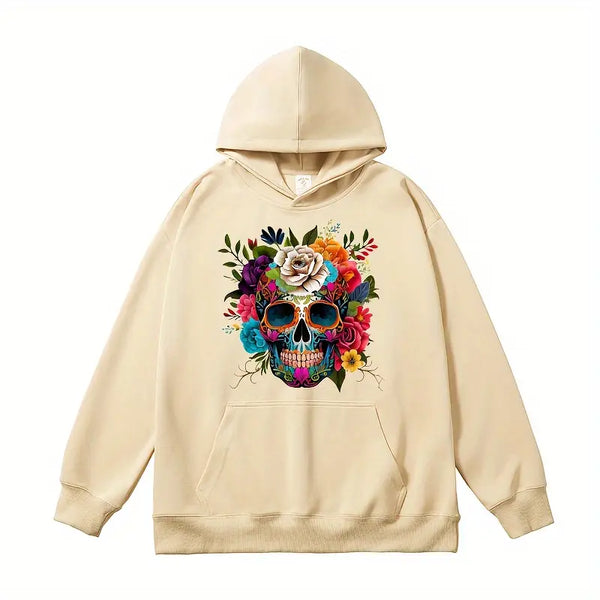 FLOWER SKULL TRANSFER