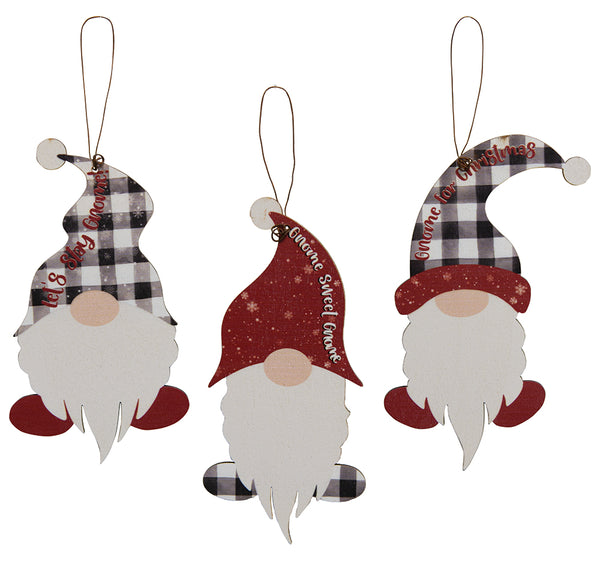 Santa Gnome Ornaments