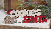 Cookies for Santa Wooden Cutout