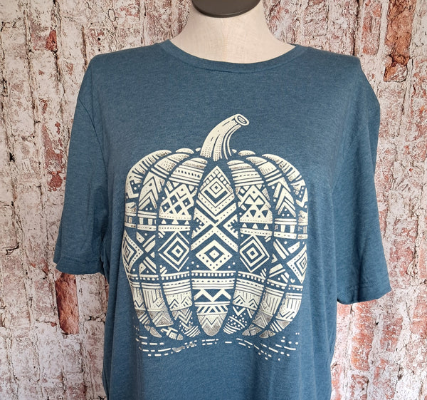 Pumpkin Aztec Graphic Tee