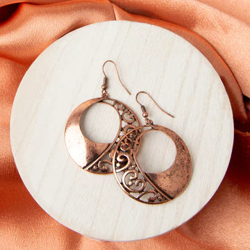 Wild Spirit Circle Earrings