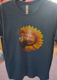 Sunflower W/Tree Graphic Tee