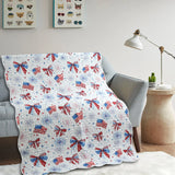 Patriotic Bows THROW