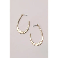 GOLD U SHAPE HOOP