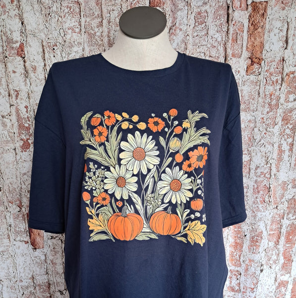 Fall Flowers Graphic Tee