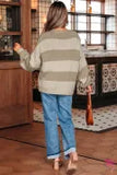 KHAKI TYE SWEATER