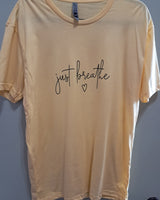 JUST BREATHE GRAPHIC TEE