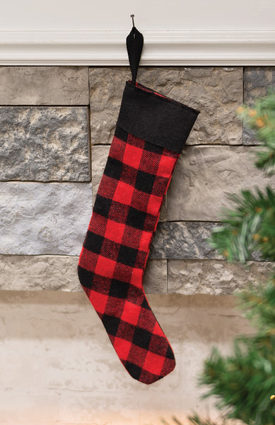 Buffalo Check Stocking Orn