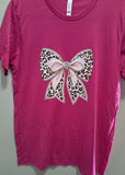 BOW LEOPARD GRAPHIC TEE