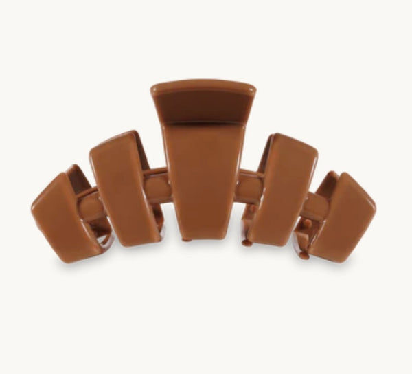 Teletie Classic Caramel large hair clip