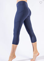 Navy Capri Legging