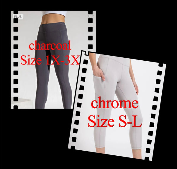 Chrome Capri Legging