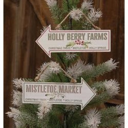 Holly Berry Farms Arrow Sign