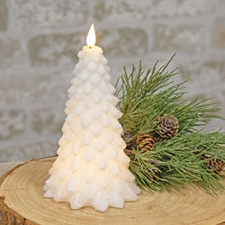 White/Green  Glittered Christmas Tree Timer
