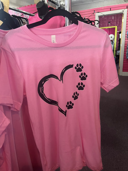 BLACK DOG PRINT TEE