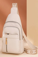 Vegan leather crossbody sling chest
