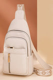 Vegan leather crossbody sling chest