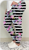 Striped Blossom Capri