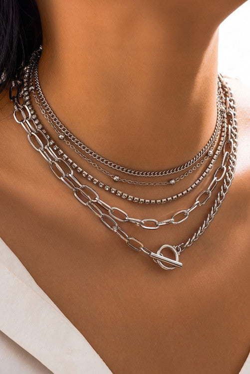 5 Layered Necklace – Marguerite's Uptown Girl