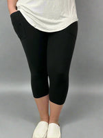 Black Capris W/Pockets