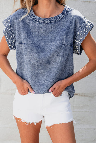 Gloria Denim Top