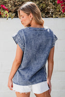 Gloria Denim Top