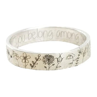 Wildflower Matching Band Ring