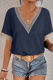 Blue Lace Top