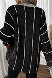 Black & White Color Block Sweater