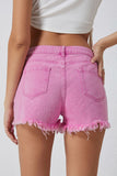 Pink Grungy Shorts