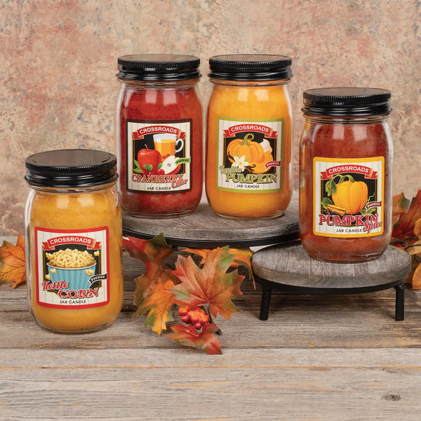 CR Autumn Pint Jar Candles