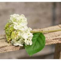 White Hydrangea Pick