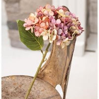 Pink hydrangea pick