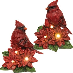Cardinal Lited Figurine