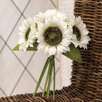 White Sunflower Bouquet