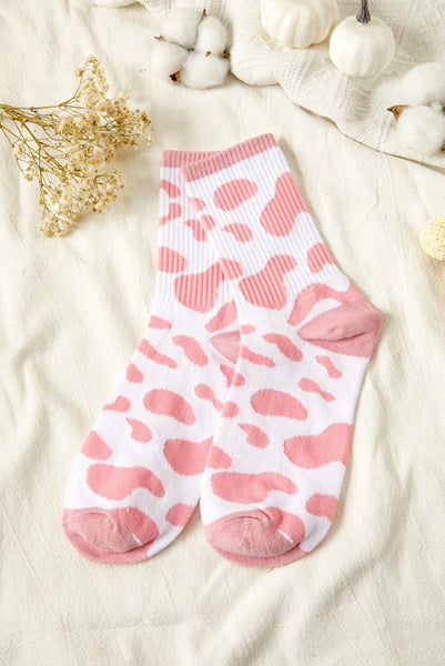 Pink Spotted Socks