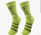 Grinch Socks